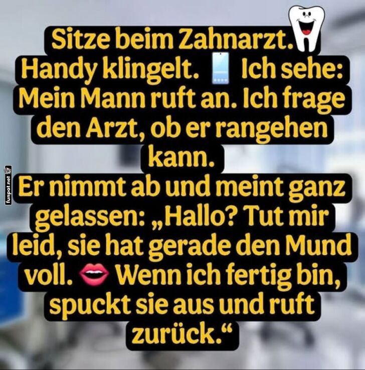 Zahnarzt-Telefon-Jonglage