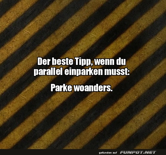 Kreativer Parkratgeber!