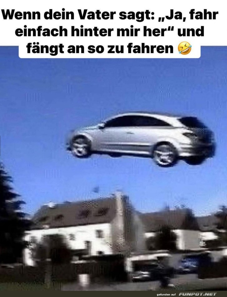 Wenn Vaters Navi abhebt