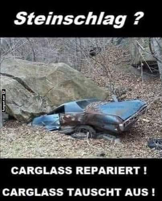 Da kann Carglass auch nichts mehr machen