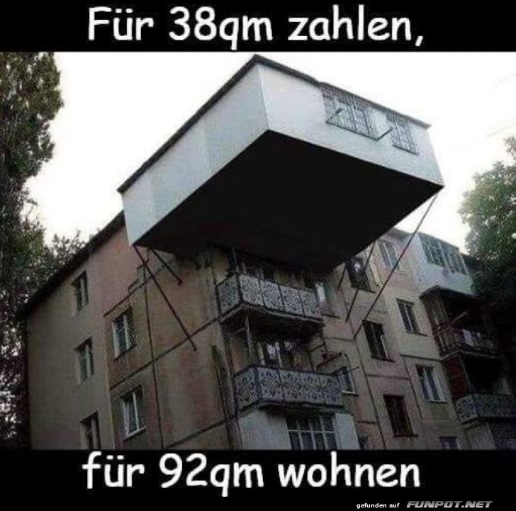 Fliegendes Haus ? Miete mal anders