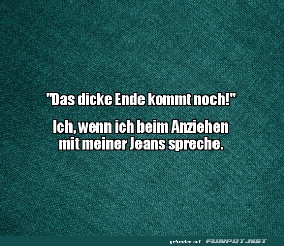 Das dicke Ende kommt noch