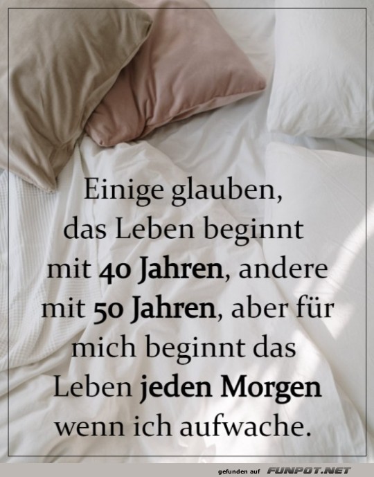 Wann das Leben beginnt