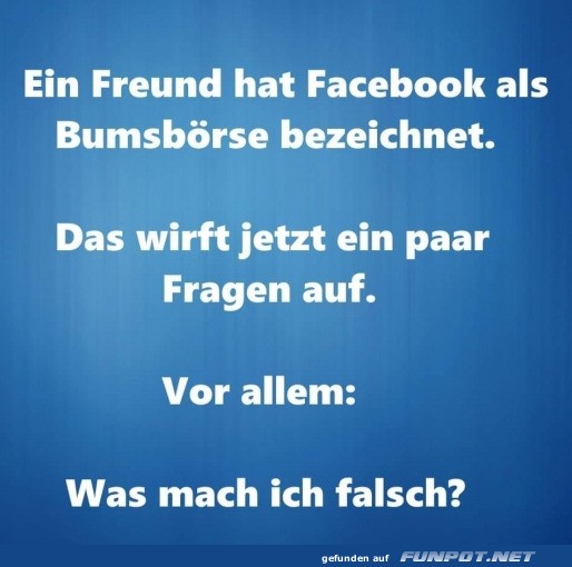 Facebook-Abenteuer gone wrong!