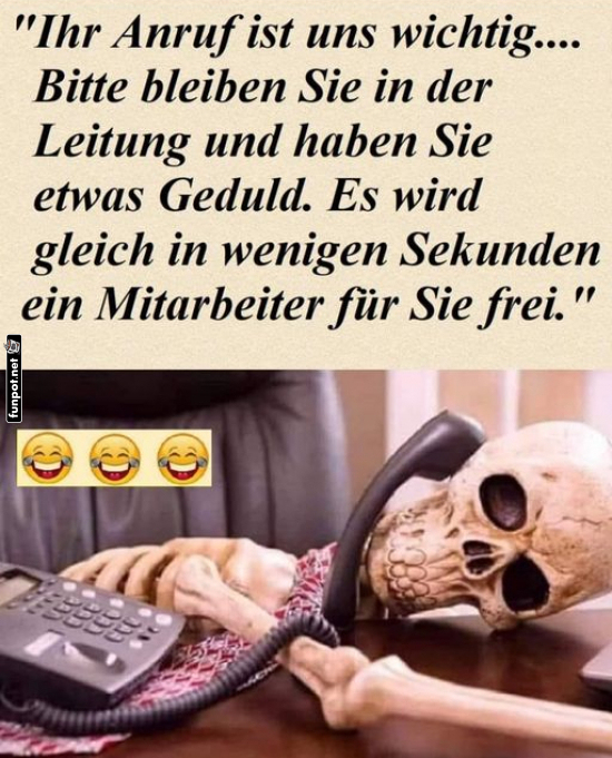 Warten bis zum Knochenbruch!