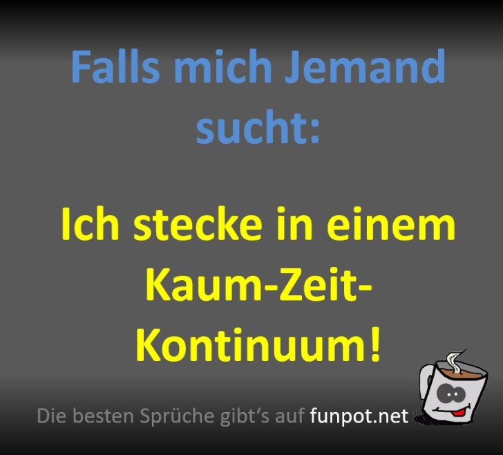 Verloren im Kaum-Zeit-Kontinuum
