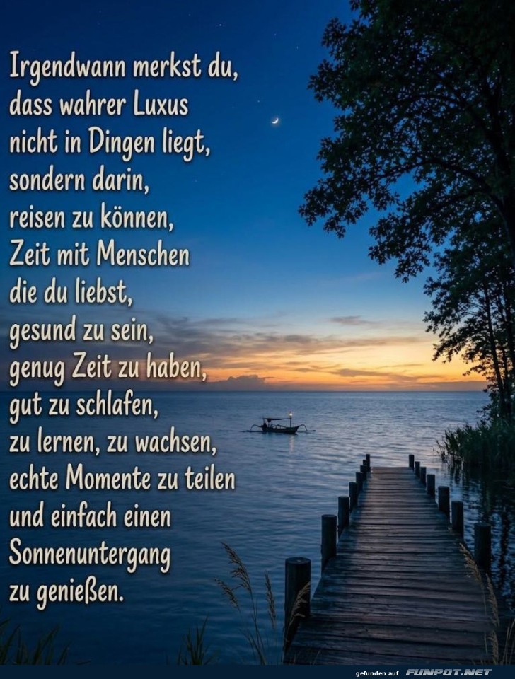 Das wahre Luxusleben: Sonnenuntergang deluxe