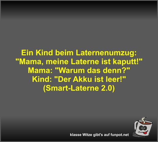 Ein Kind beim Laternenumzug