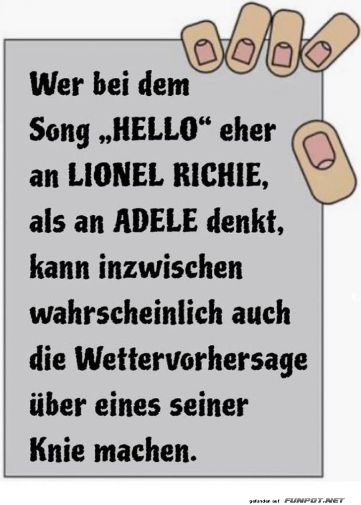 Knie-Song Vorhersage