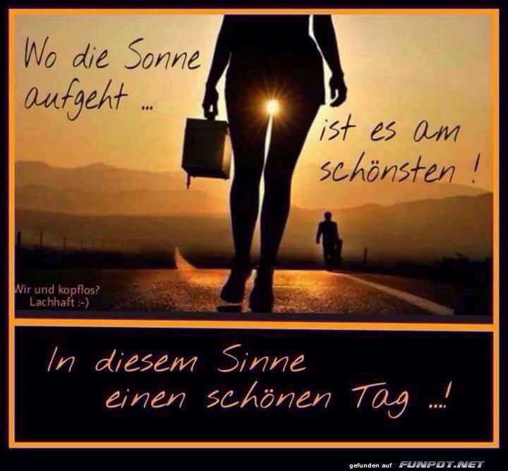 Die Sonne geht auf