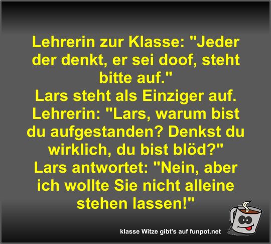 Lehrerin zur Klasse