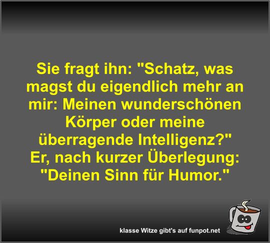 Sie fragt ihn Sie fragt ihn