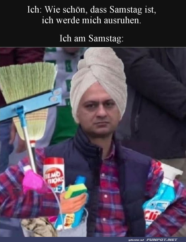 Samstagstief: Putzmission ist gestartet!
