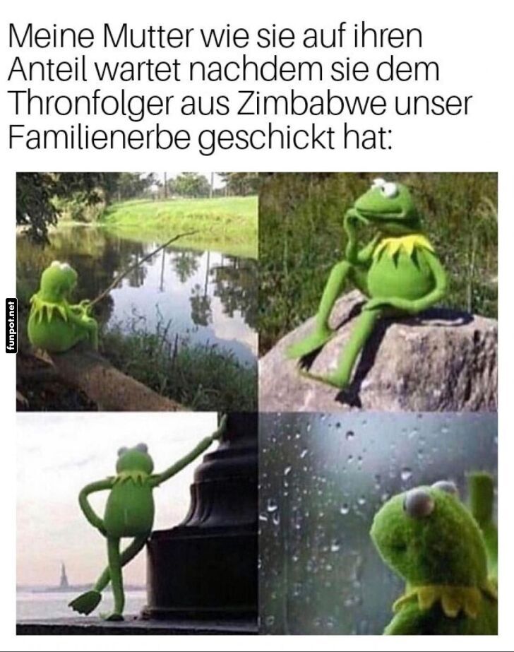Geduld am Flussufer: Ein Frosch-Traum