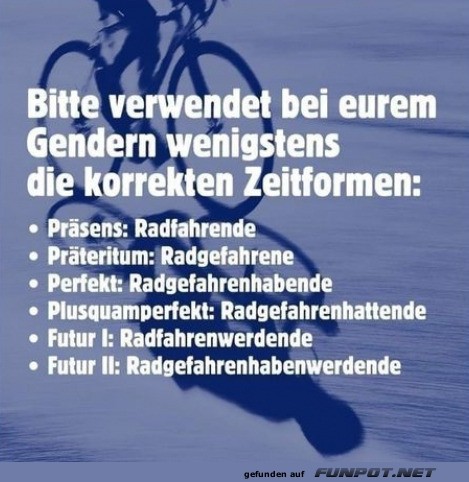 Fahrradfahren und die Kunst des Zeitreisens