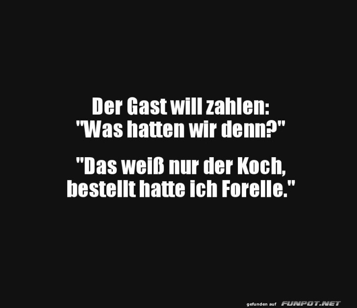 Kochgeheimnisse und Forellen�berraschung