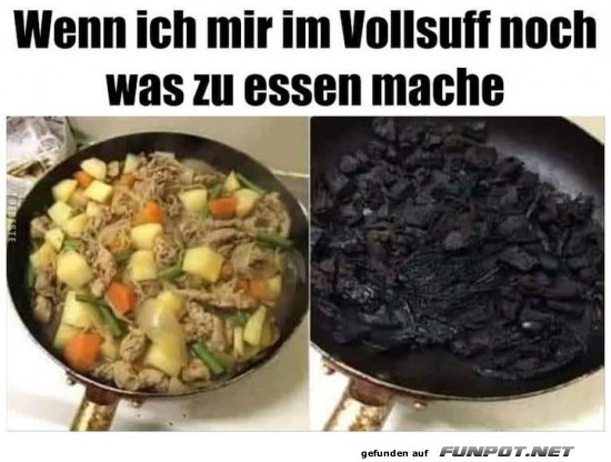 Kochkünste im Vollrausch