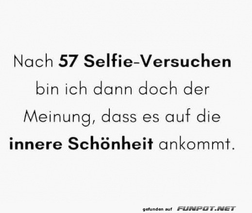 Selfie-Marathon: Erkenntnisse nach 57 Versuchen