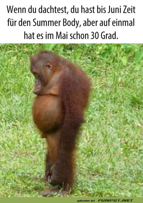 Pl�tzlicher Sommerwetter-Schock!