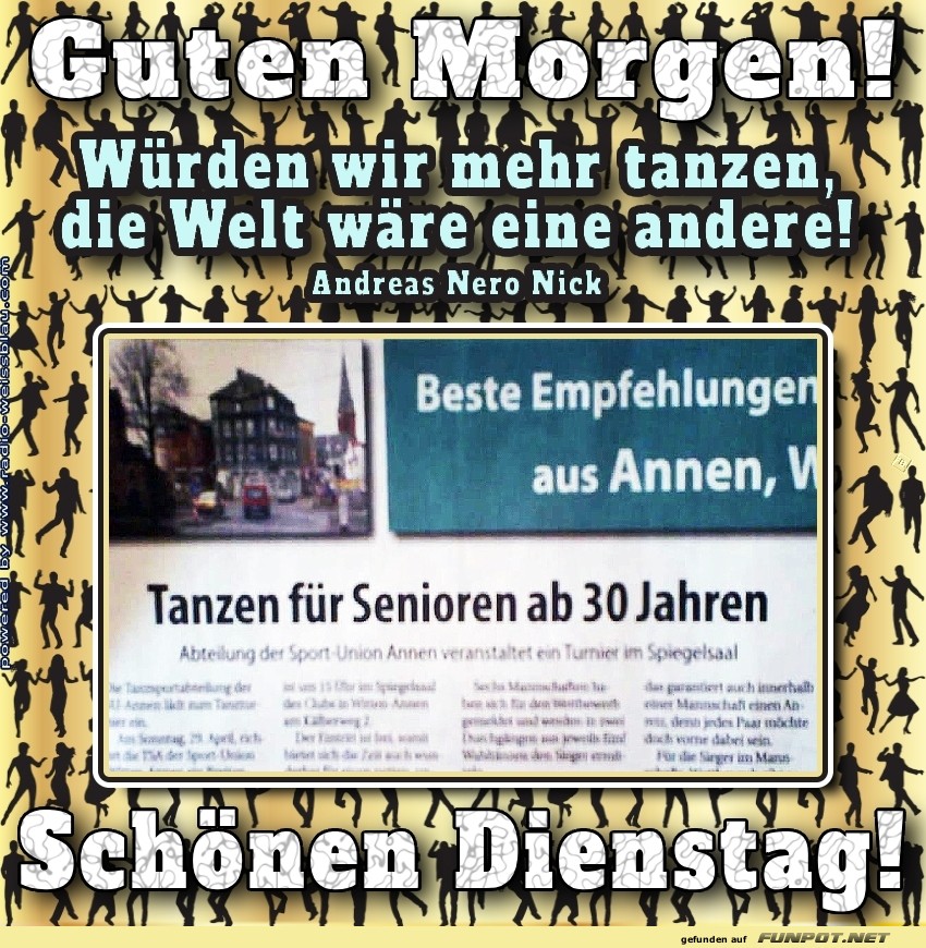 Tanzparty ab 30: Eine neue Welt!