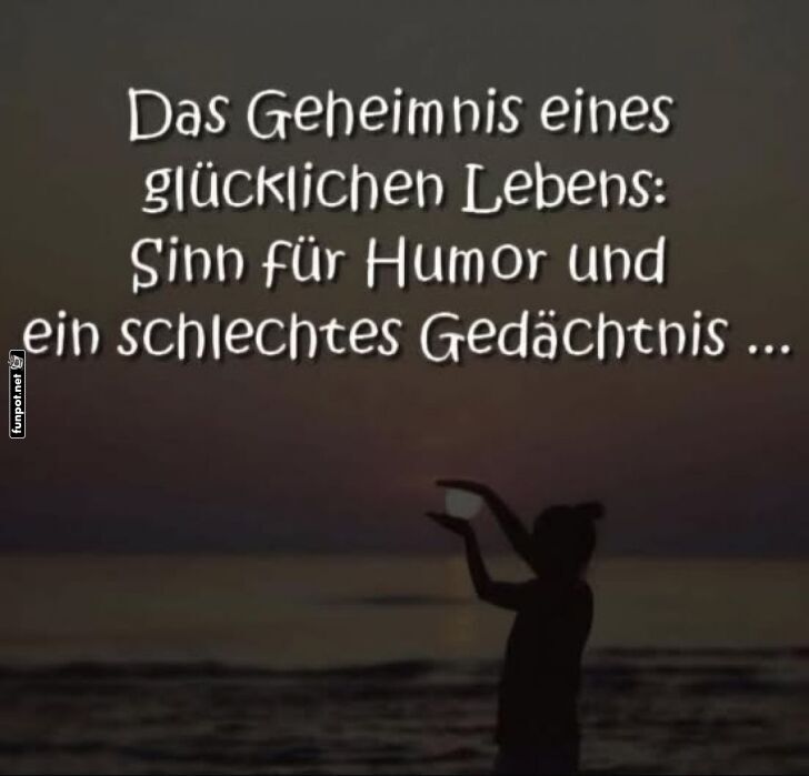 Vergiss es: Lachen und Vergessen!