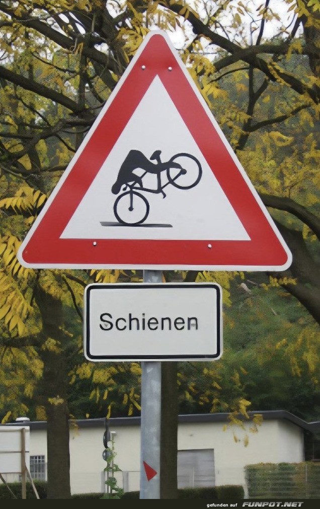 Achtung: Radler-Hebel!