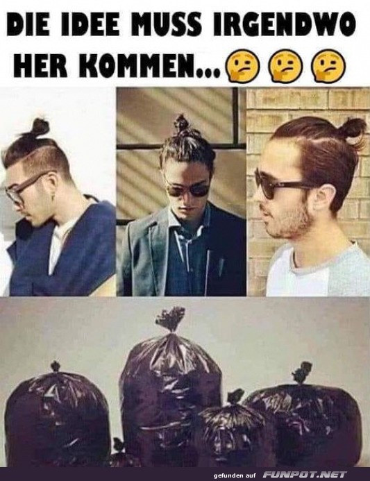 M�nnerdutt oder M�llbeutel-Mode?