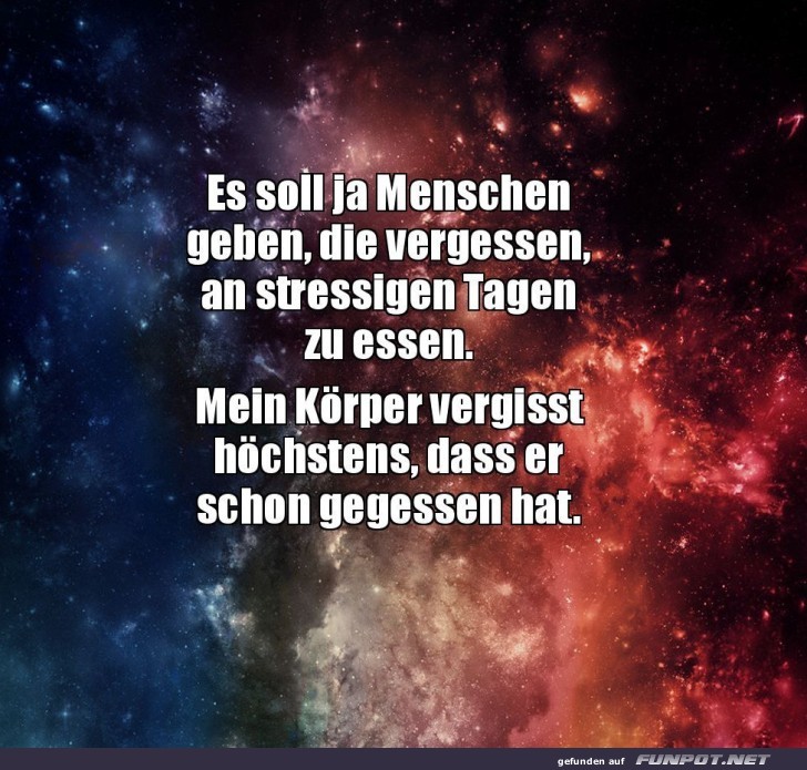 Vergesslichkeit auf kulinarisch