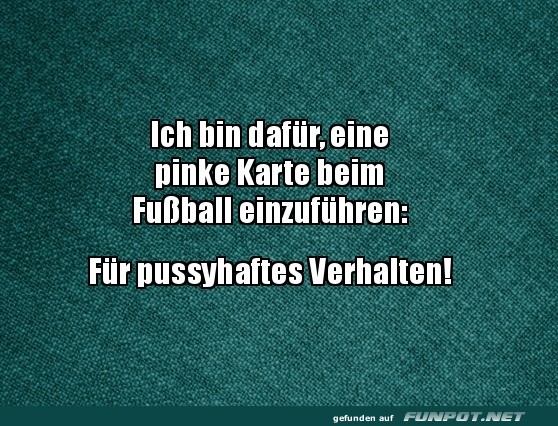 Rosa Karte f�r Ballk�nste!
