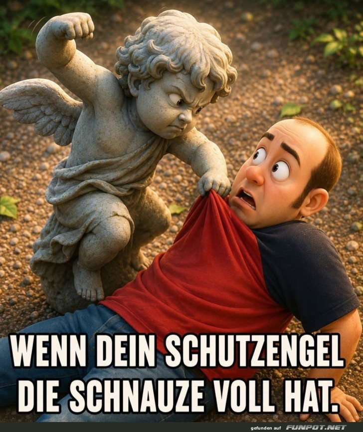 Schutzengel mit Wut im Bauch