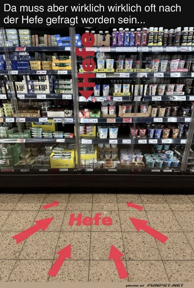 Hefe: Man kann niemals zu vorsichtig sein!