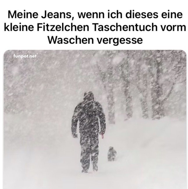 Wenn der Waschgang zur Winterlandschaft wird
