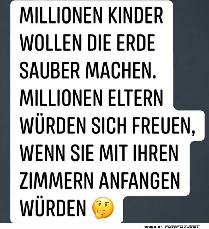 Weltretter im Kinderzimmer
