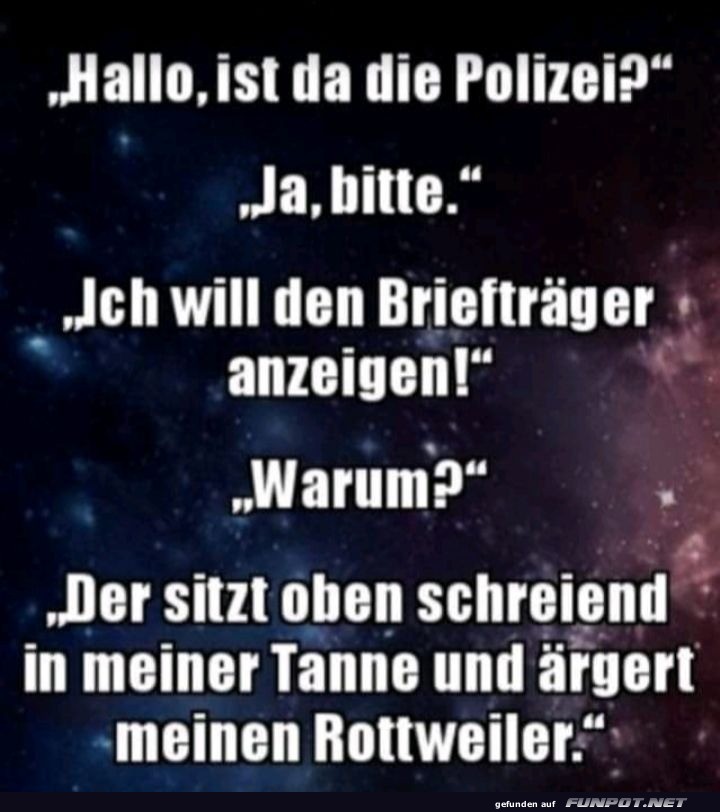 böser Briefträger