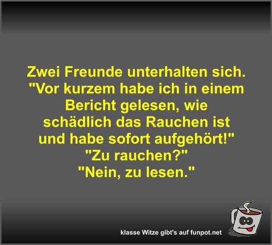 Zwei Freunde unterhalten sich
