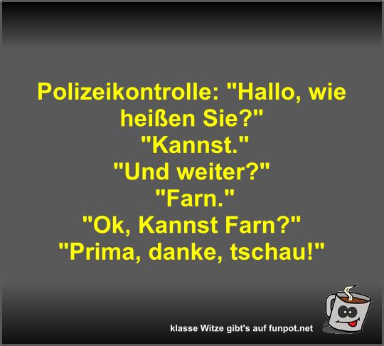 Polizeikontrolle