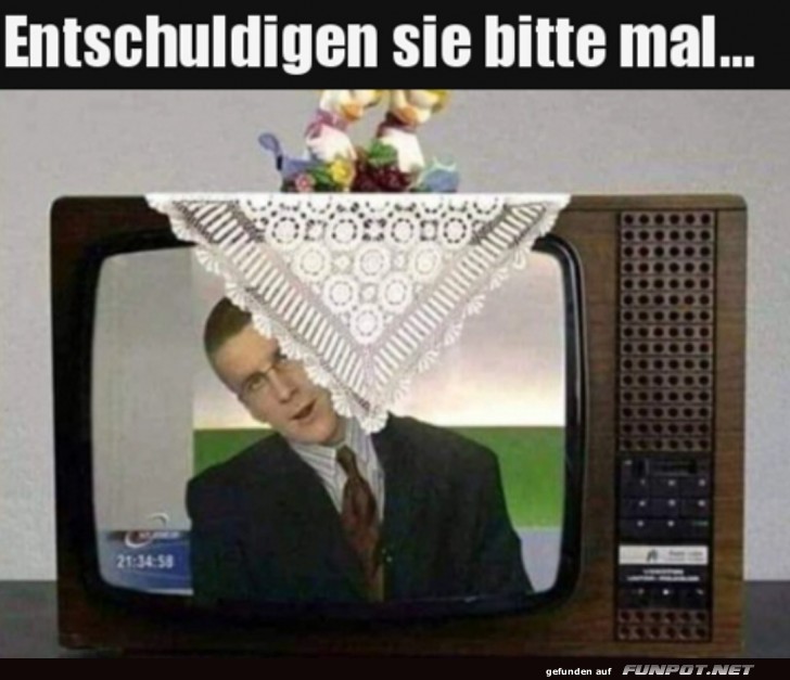 Nimm mal einer die dämliche Decke weg