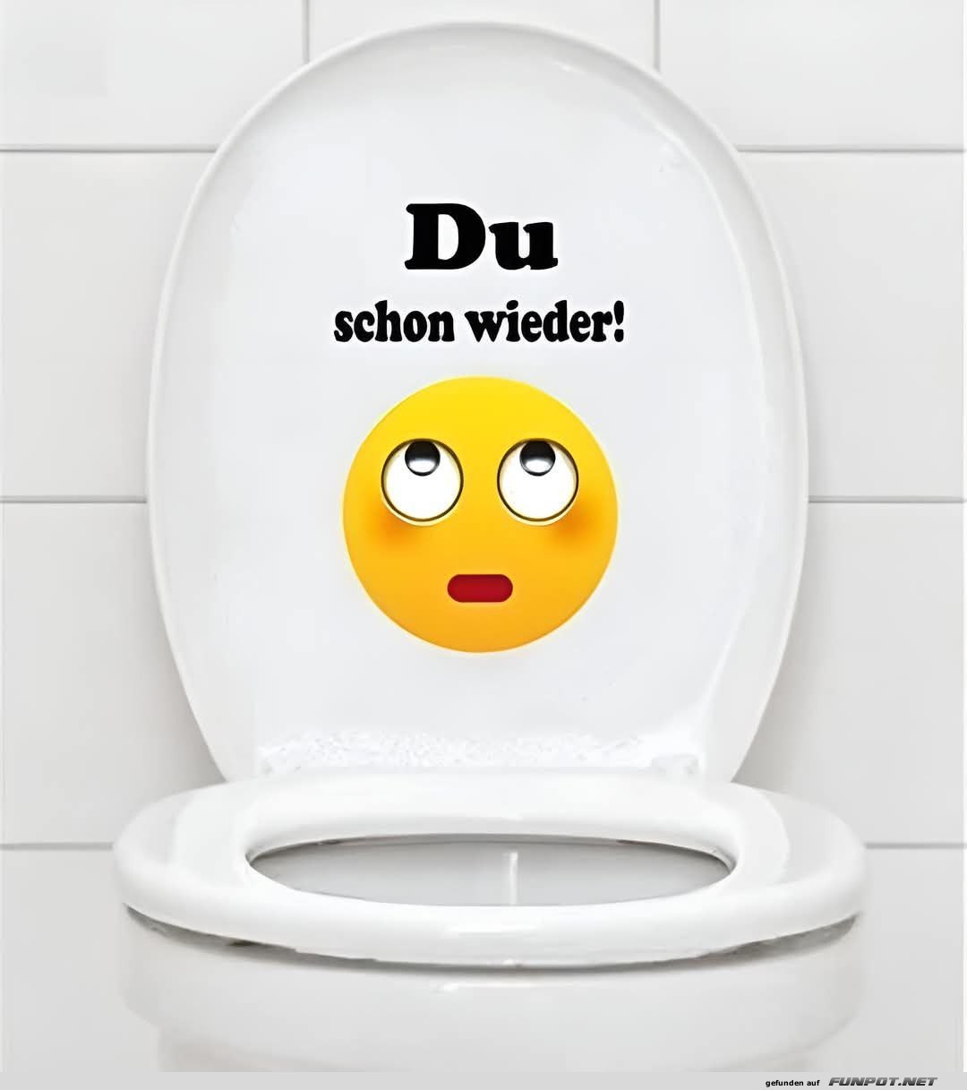 Toilettendeckel mit Humor!