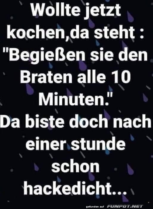 Der Braten-Party-Fehler