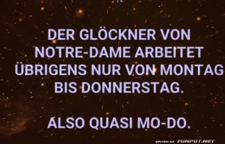 Mo-Do: Glockenspiel mit Quasimodo