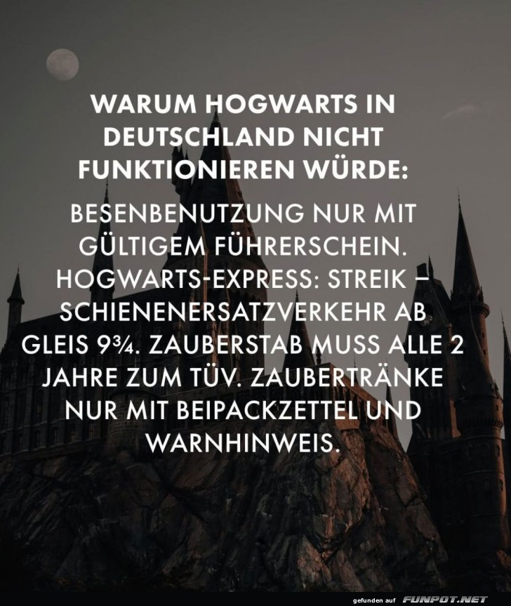 Warum Hogwarts in Deutschland scheitert