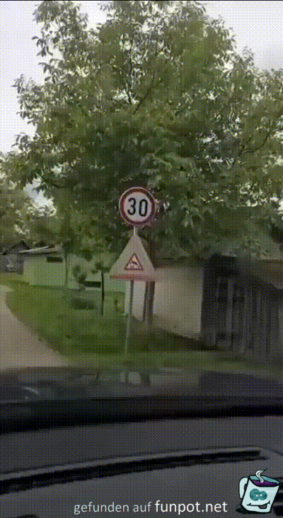 Lustiges Schild