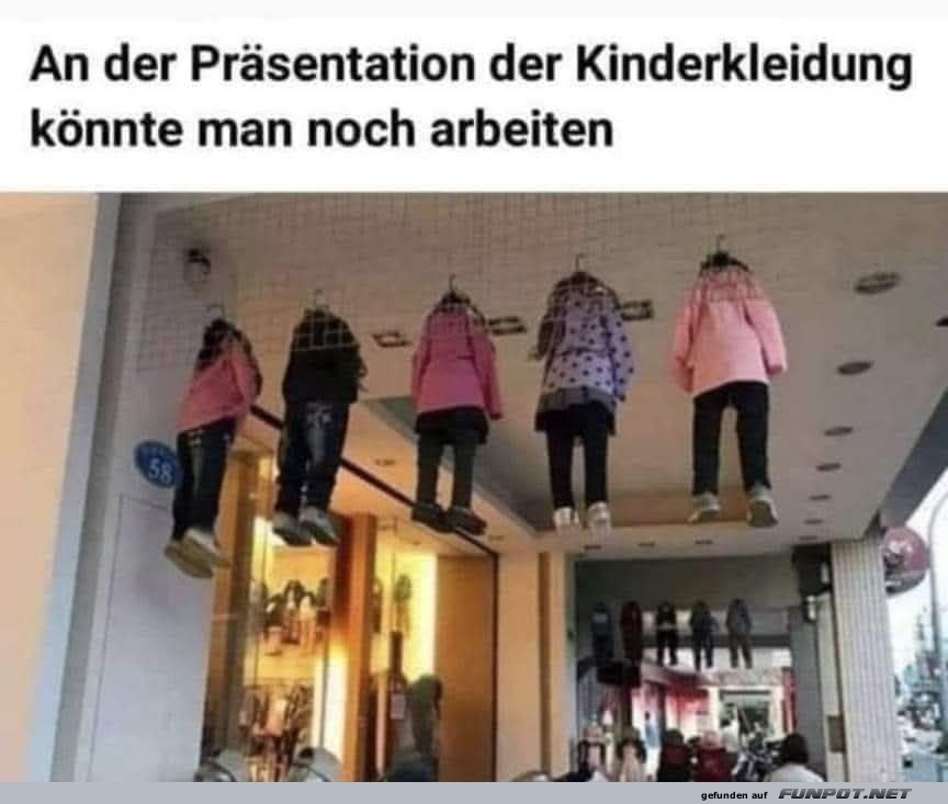 Neues Schaufensterkonzept: �berflieger-Mode
