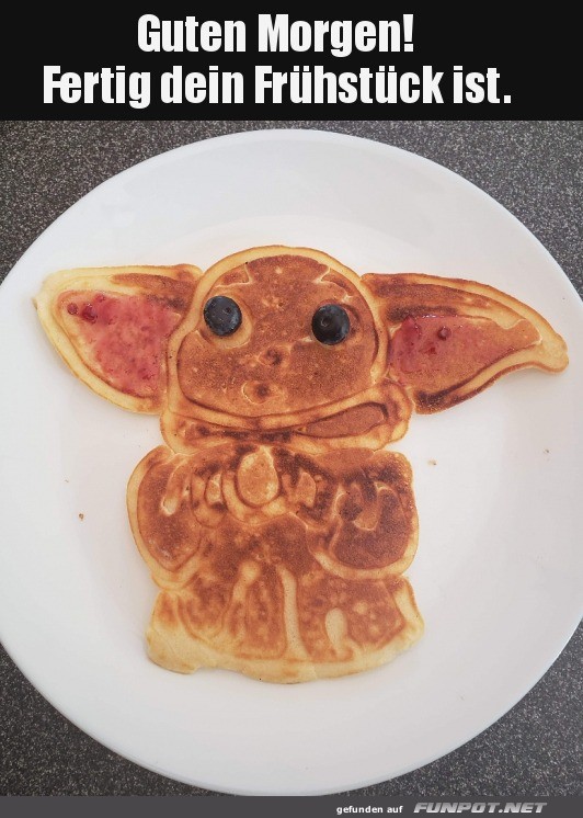 Frühstück ist fertig