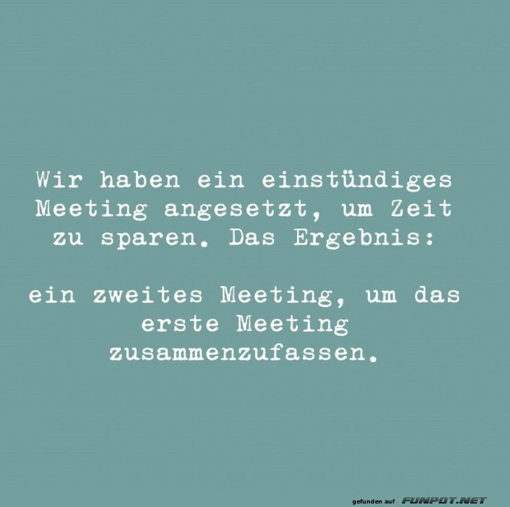Meeting-Marathon: Das endlose Zeitparadox