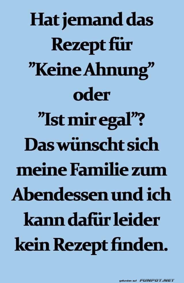 Keine Ahnung