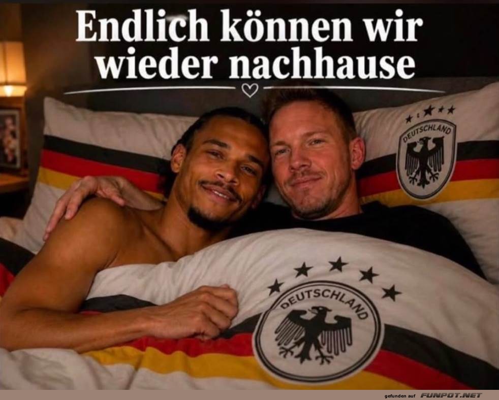 Endlich nach Hause