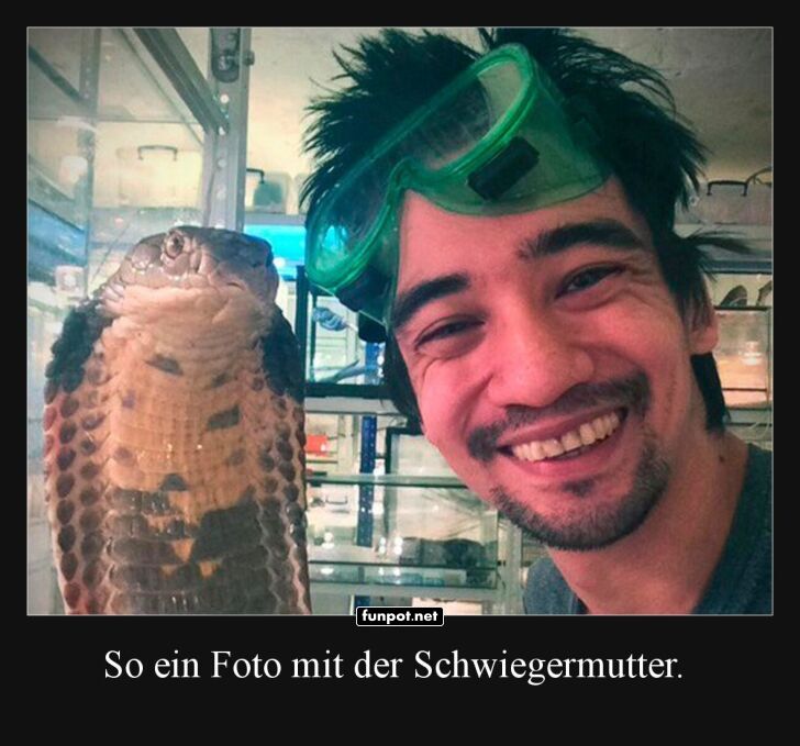 Schwiegermutter-Selfie-Wahnsinn
