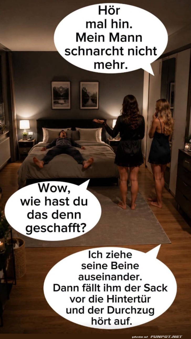 Innovative Schnarch-L�sung entdeckt!