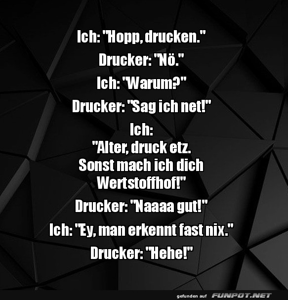 Drucker-Duell: Mensch vs. Maschine